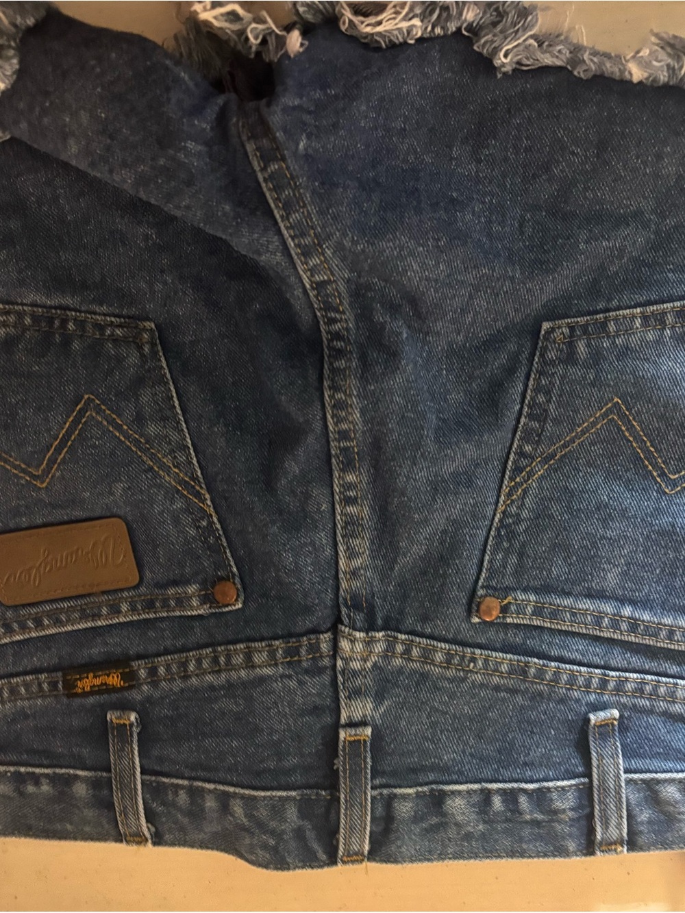Wrangler Dark Blue Relaxed Fit Denim Jeans